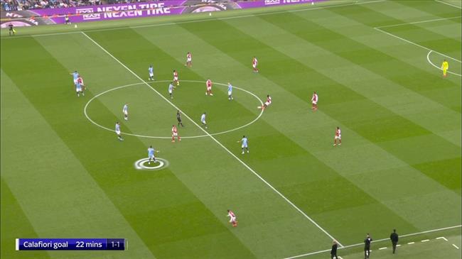 Trọng tài gián tiếp giúp Arsenal gỡ hòa trước Man City 2